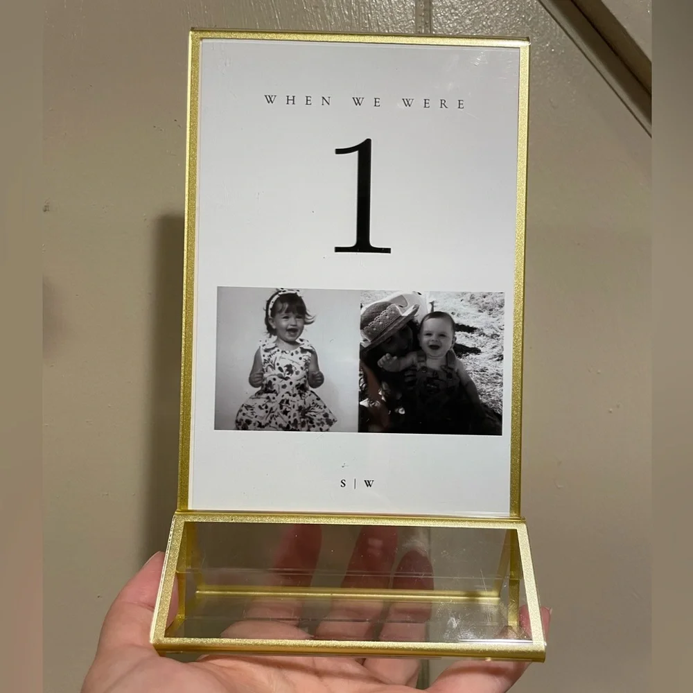 Acrylic Sign Holders - set of 12